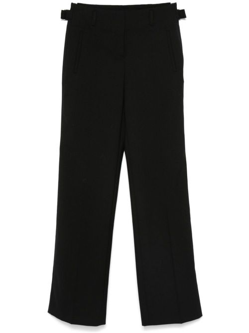 Virgin wool trousers - Black