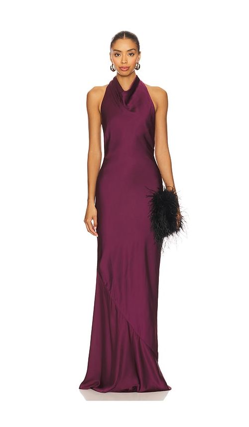 Nookie Penelope Halter Gown in Purple. - L also in