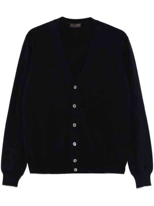 V-neck cardigan - Blue