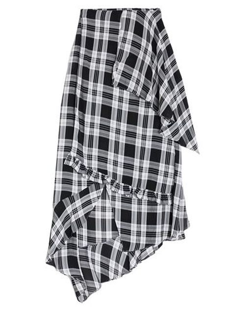 Woman Maxi skirt Black Size 2 Viscose