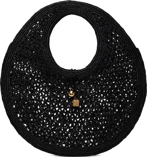 JACQUEMUS Black La Casa 'The Spiaggia round' Tote