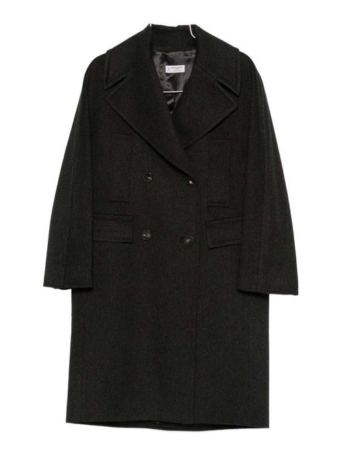 Wool Double-Breasted Coat