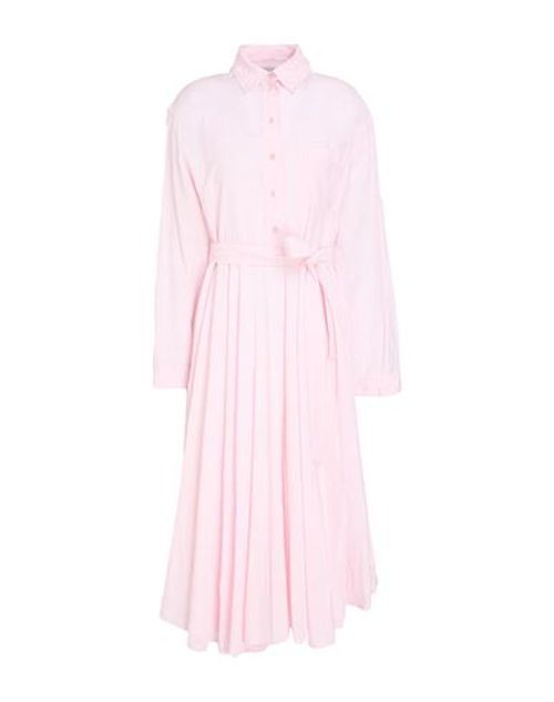 Woman Midi dress Pink Size 8 Viscose
