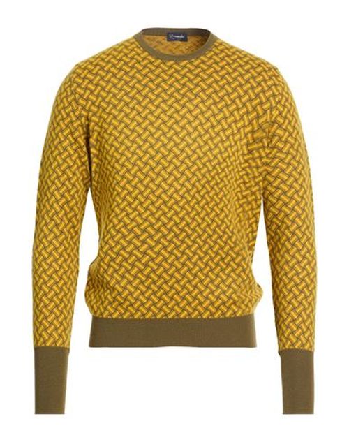 Man Sweater Yellow Size 34 Cashmere
