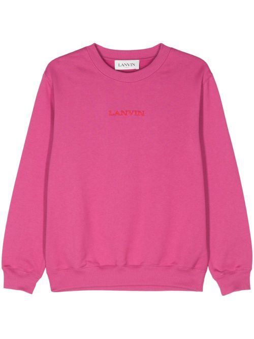 Logo-embroidered sweatshirt - Pink