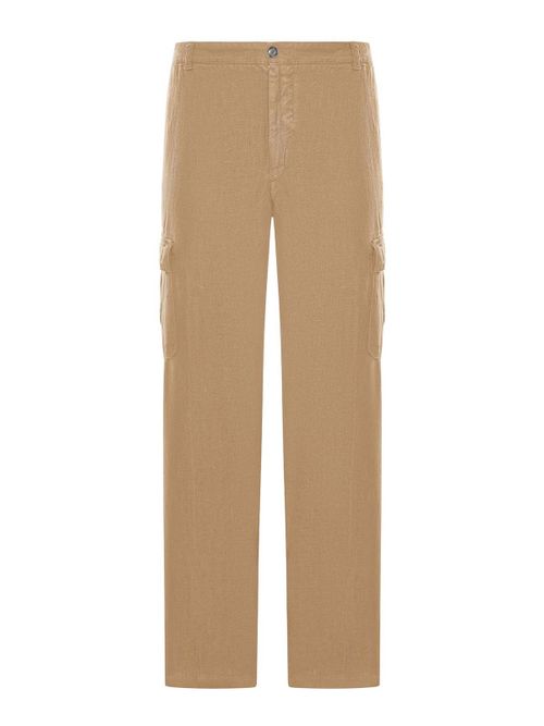 Linen Cargo Trousers