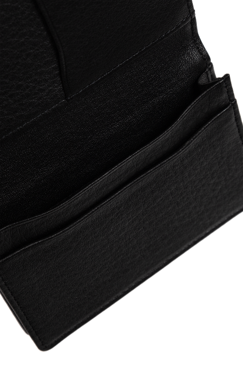 Foldable Card Case, Unisex, Black