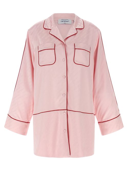 Jacquard Satin New Roxy Pajama Shirt