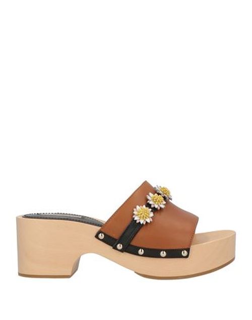 Woman Mules & Clogs Light brown Size 8 Leather