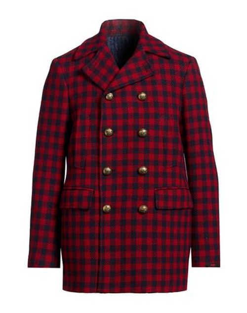 Man Coat Brick Size 36 Virgin Wool