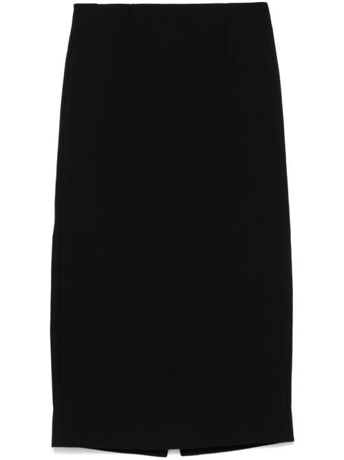 Pencil midi skirt - Black