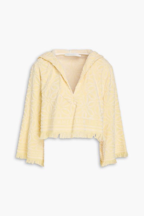Printed cotton-terry sweatshirt - Yellow - 3