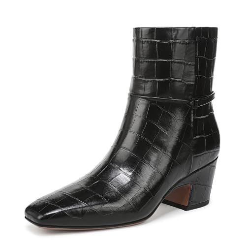 Franco Sarto Women's Saydie Ankle Boot Black Leather