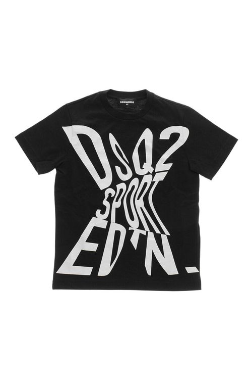 Girls Black Logo Graphic T-Shirt