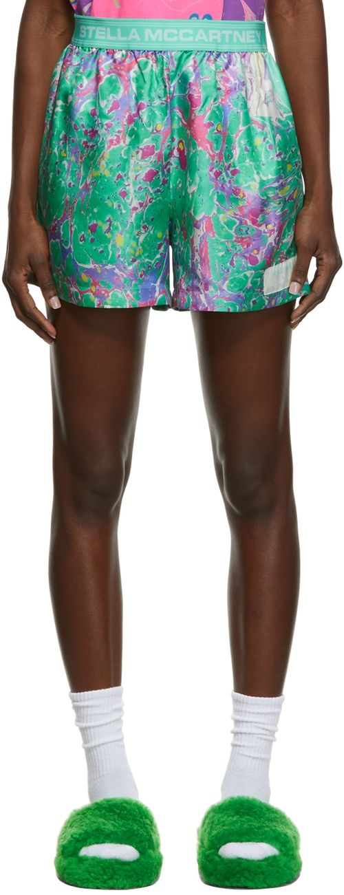 Multicolor Myfawnwy Timothy Logo Shorts