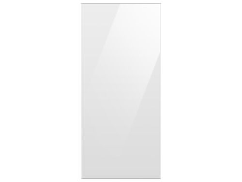 Bespoke 4-Door Flex™ Refrigerator Panel in White Glass - Top Panel(RA-F18DUU12/AA)