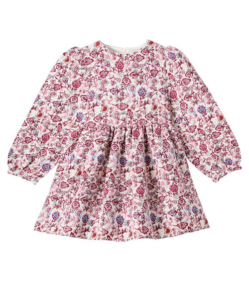Clarissa cotton-blend jacquard dress