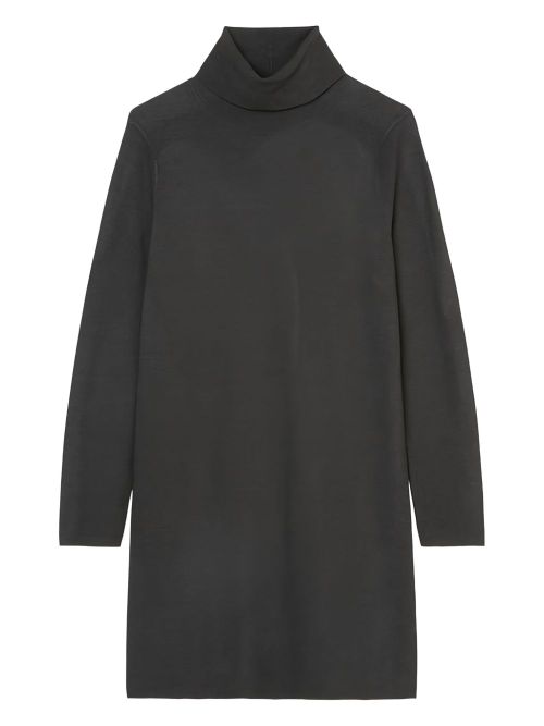 Turtleneck sweater mini dress - Grey