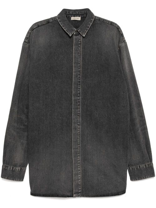 Denim shirt - Black