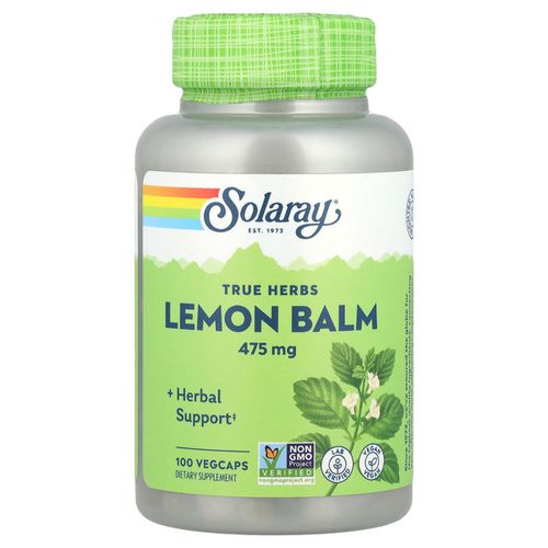 True Herbs Lemon Balm 475 mg - 100 VegCaps