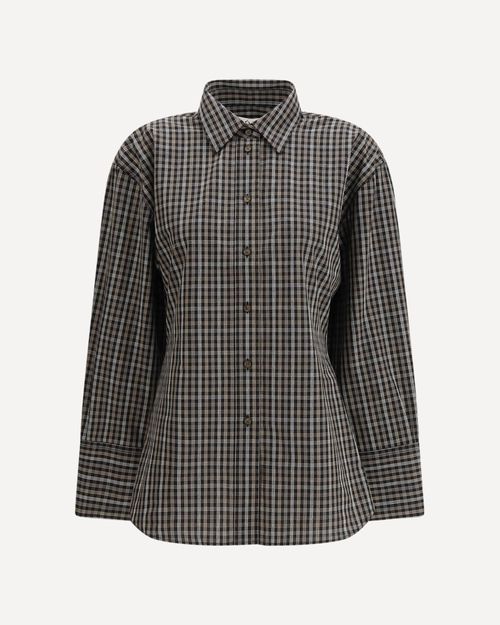 Checked shaped Shirt Female 36