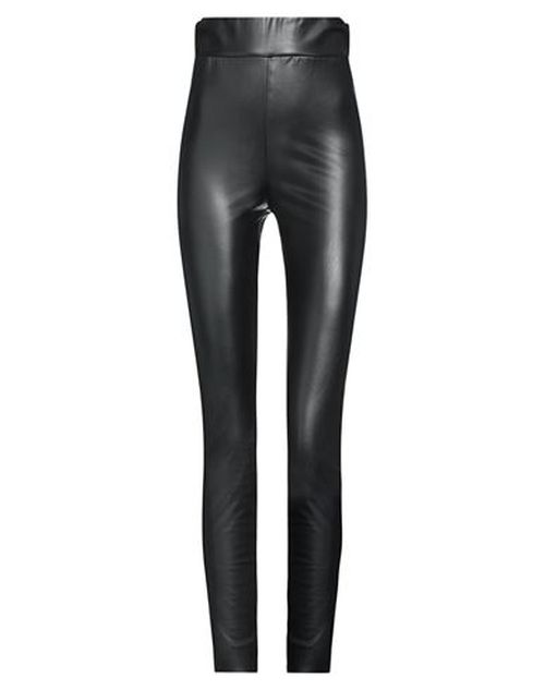 Soallure Woman Pants Black Size 10 Polyurethane, Polyester