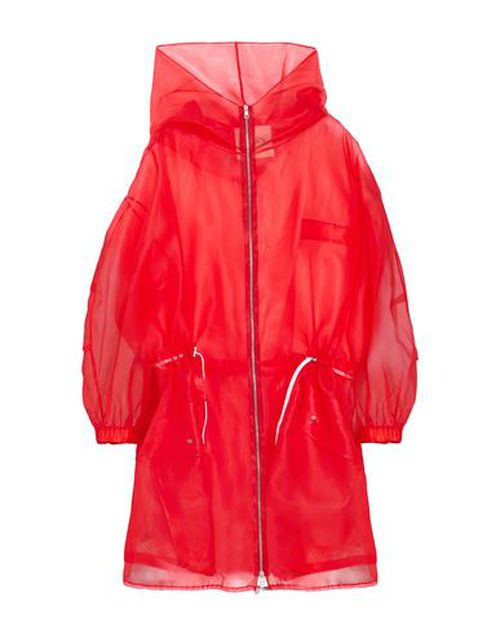 Tod's Woman Overcoat & Trench Coat Tomato red Size 0 Polyester