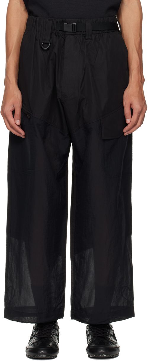 Black UT Straightleg Cargo Pants