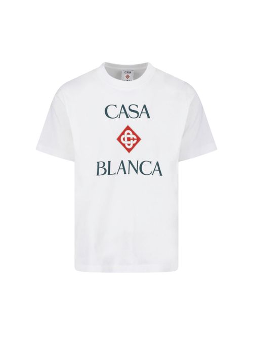 Stacked Logo Logo-Print T-Shirt