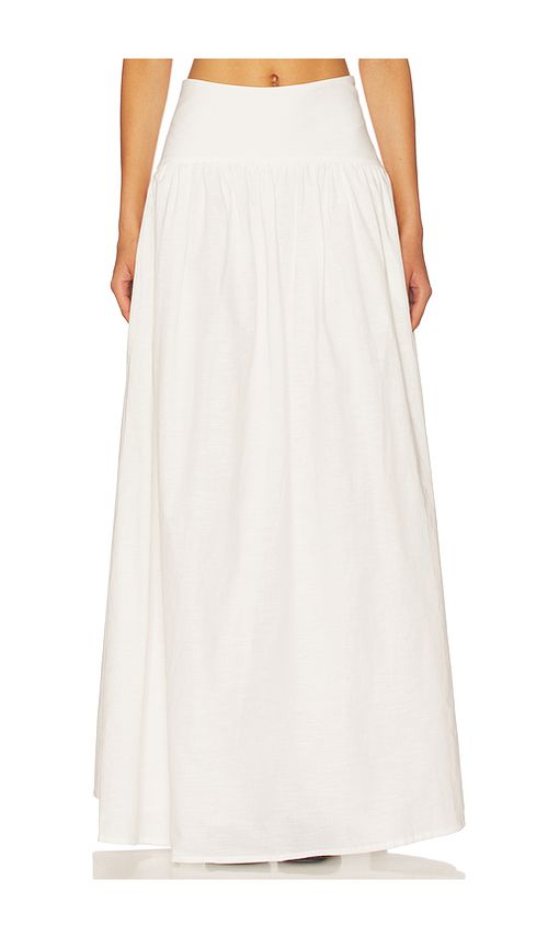 SNDYS Nesa Maxi Skirt in White. XXL. Also in L, M, S, XL