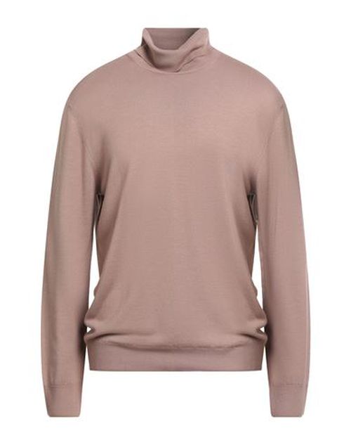 Man Turtleneck Light brown Size XXL Virgin Wool