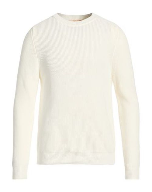 Man Sweater Cream Size 40 Cotton