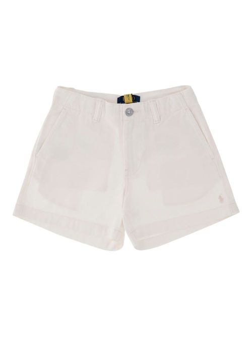 POLO RALPH LAUREN KIDS cotton shorts - White