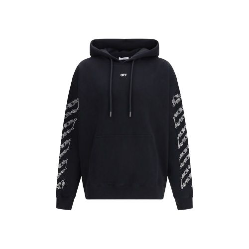 Chain Araldic Arrow Hoodie — Black