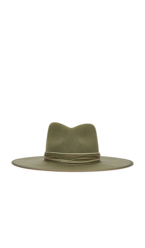 Lack of Color Rancher Fedora Hat in Green. - S also in