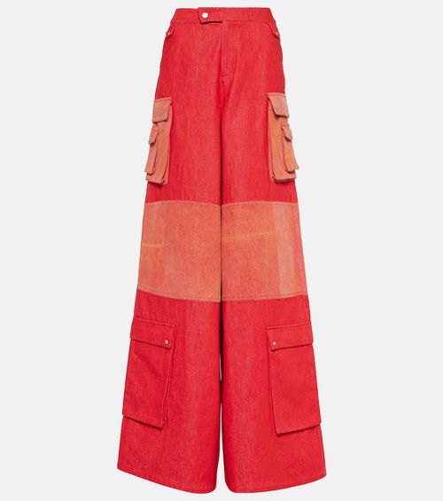 Didu Draped cotton jersey miniskirt