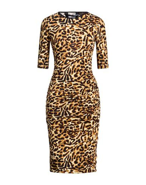 Woman Midi dress Sand Size 4 Viscose, Elastane