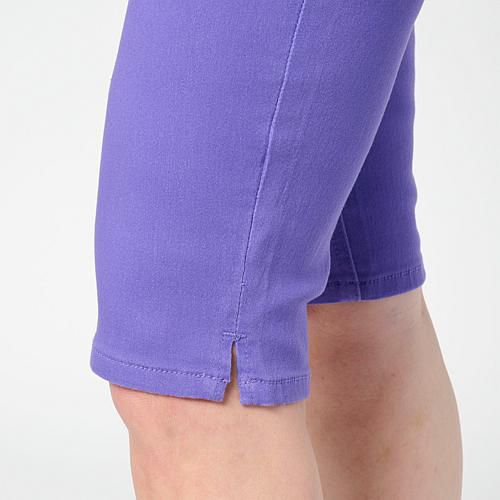 Virtual Stretch Pull-On Bermuda Short - Purple