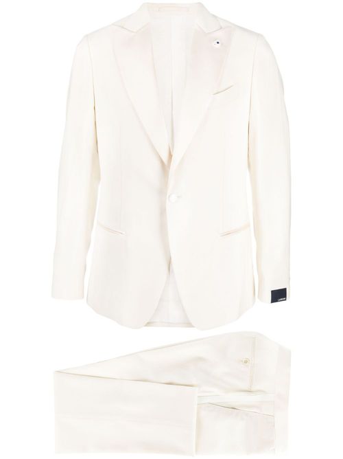Two-piece single-breasted suit - Neutrals