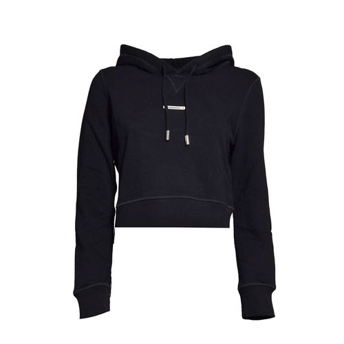 Logo Patch Drawstring Hoodie