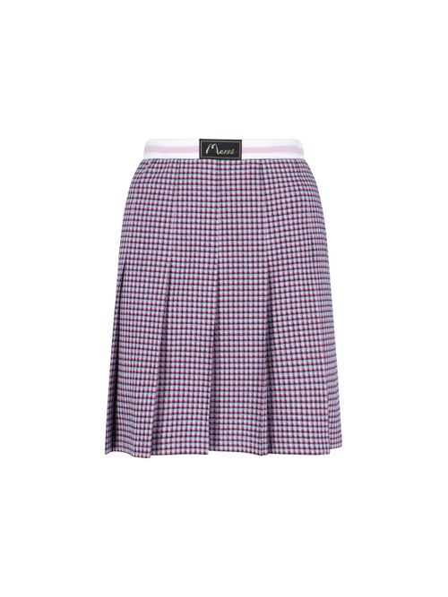 Viscose-Blend Mini Skirt