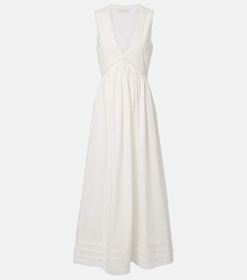 Fiora cotton lace midi dress