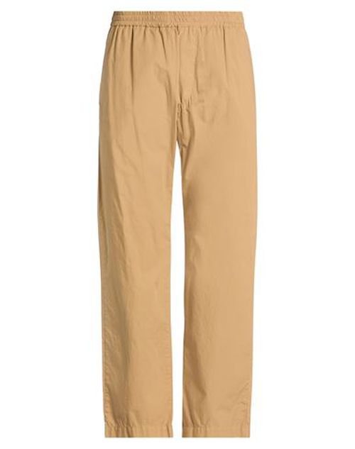 Man Pants Camel Size 36 Cotton, Elastane