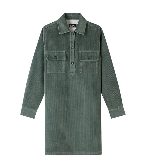 Mia dress KAC - Almond green