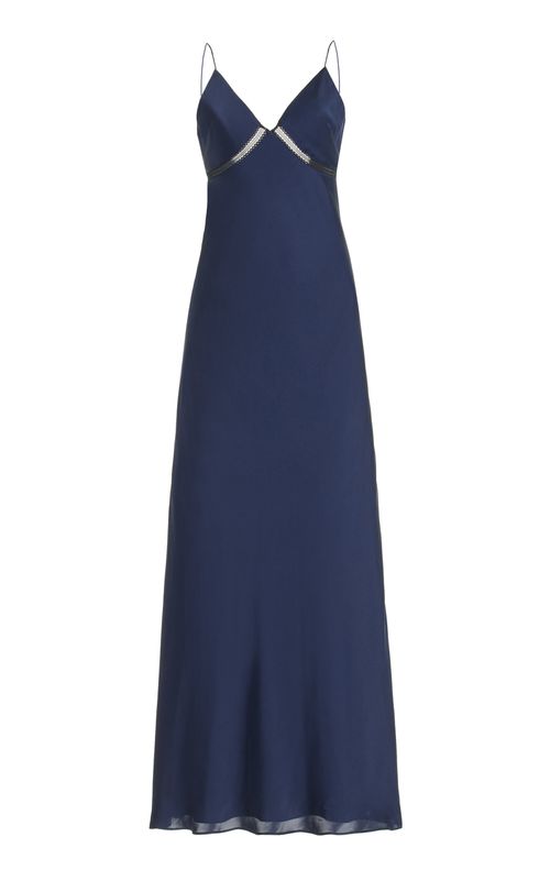 princess polly baby blue dress Favorite Daughter | The Blackberry Embroidered Maxi Slip Dress