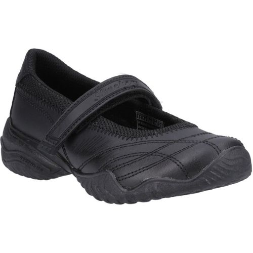 Skechers Velocity Pouty Leather Junior Black Shoe