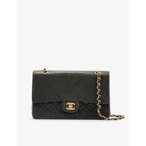 Womens Black Pre-loved Chanel Classic Quilted Leather Shoulder bag 