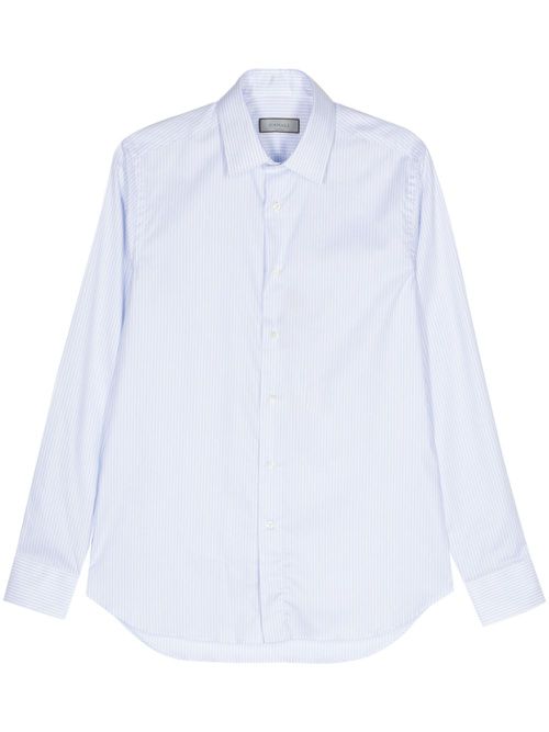 Long-sleeve striped shirt - Blue