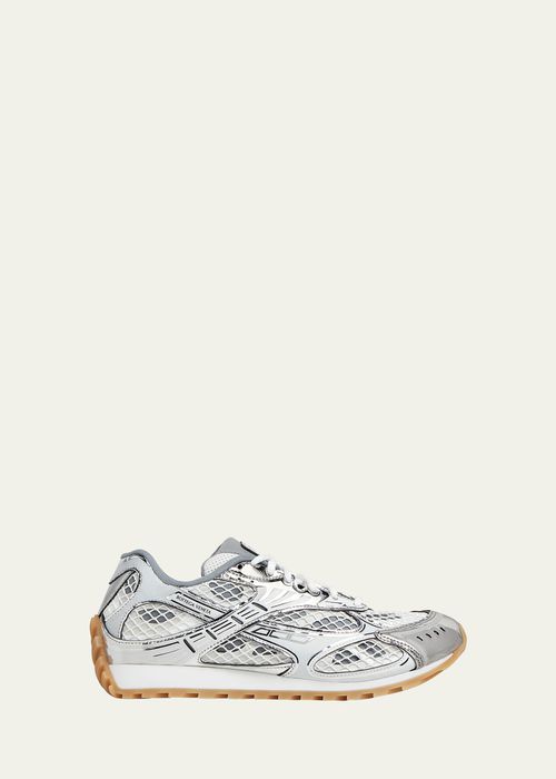 Orbit Metallic Net Runner Sneakers