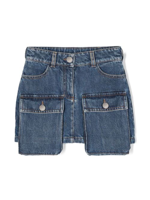 Denim mini skirt - Blue